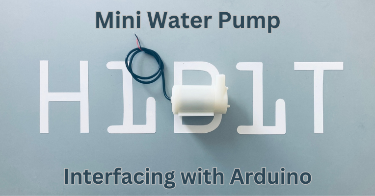 How To Control Mini Water Pump With Arduino Hibit